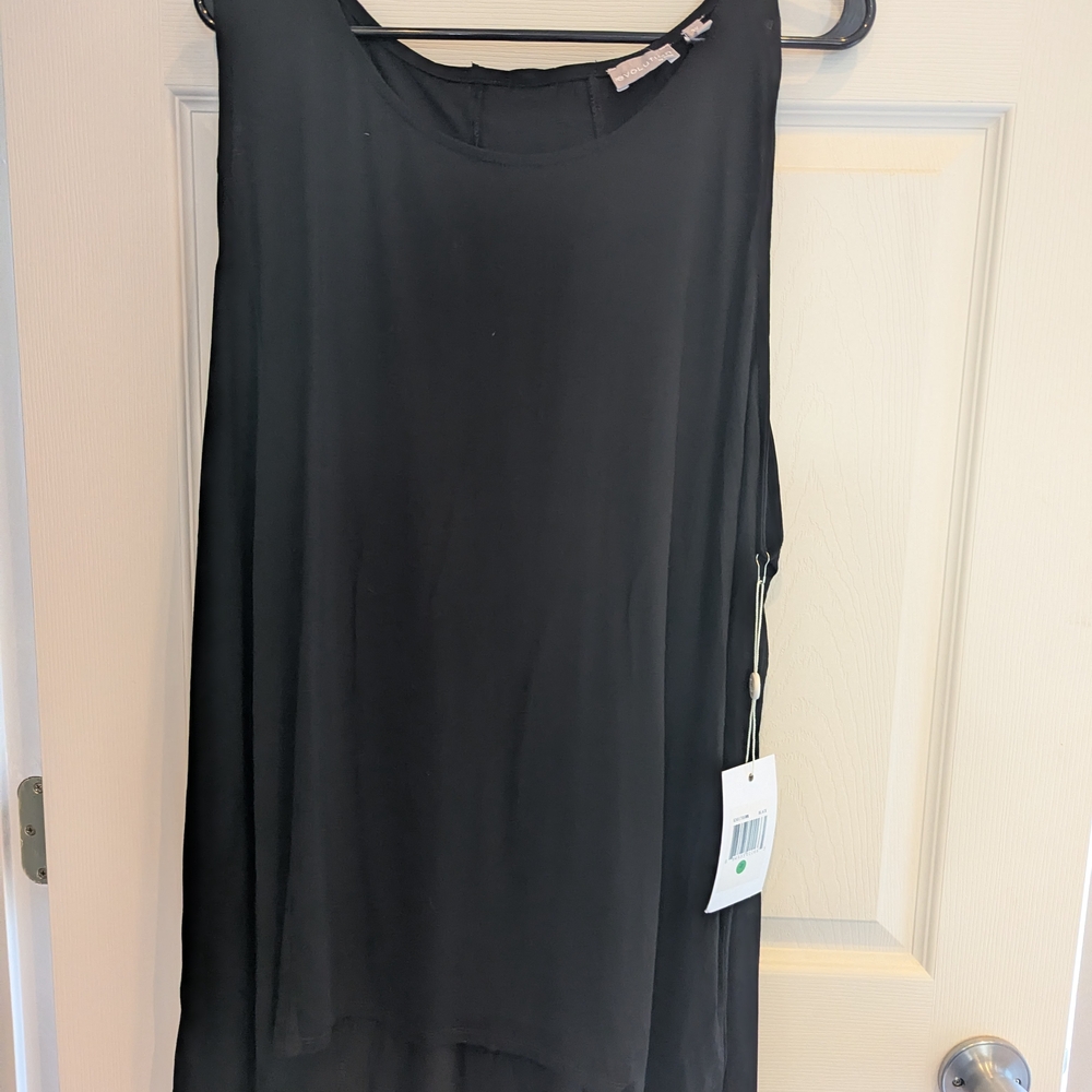 Black Sleeveless Shirt